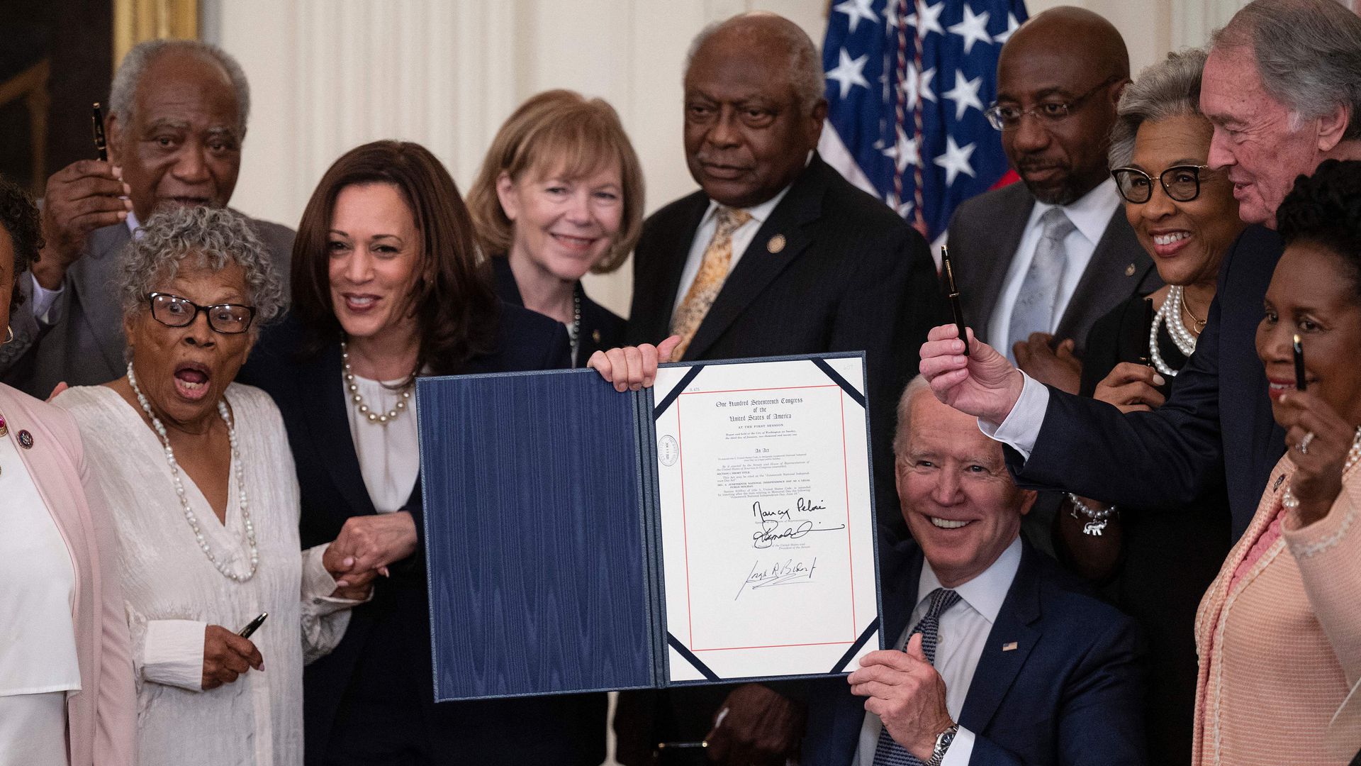 President Biden Signed bill making Juneteenth A federal holiday