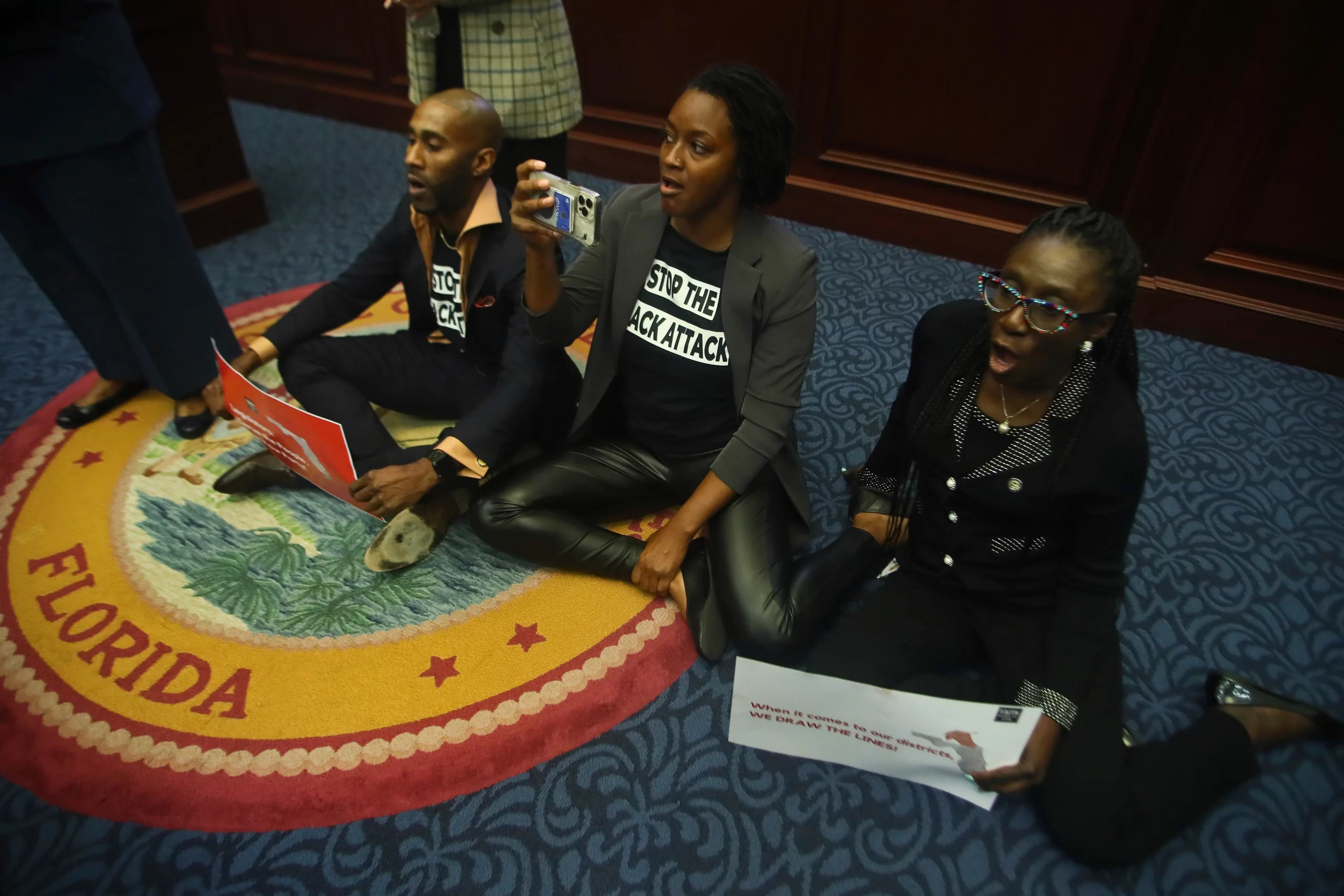 Florida passes congressional map over Black lawmaker protest