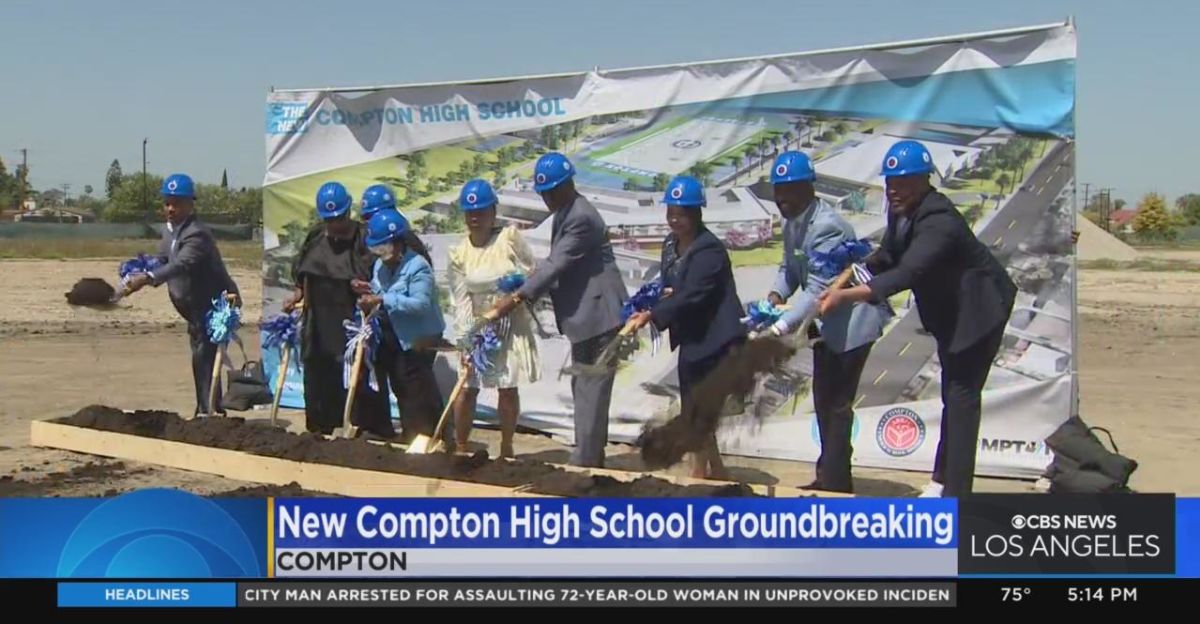 Dr. Dre help Building a new $200-million Compton High School breaks ground