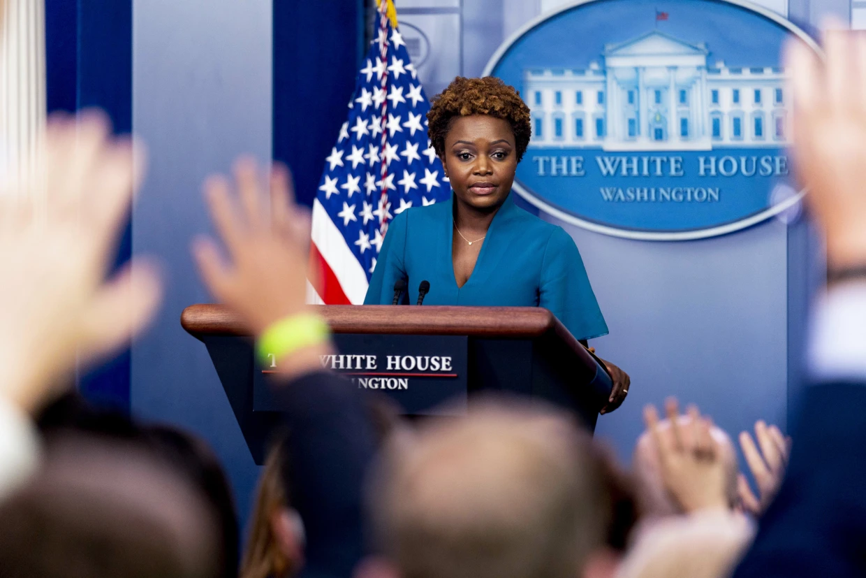 Pres. Biden names Karine Jean-Pierre as new White House press secretary