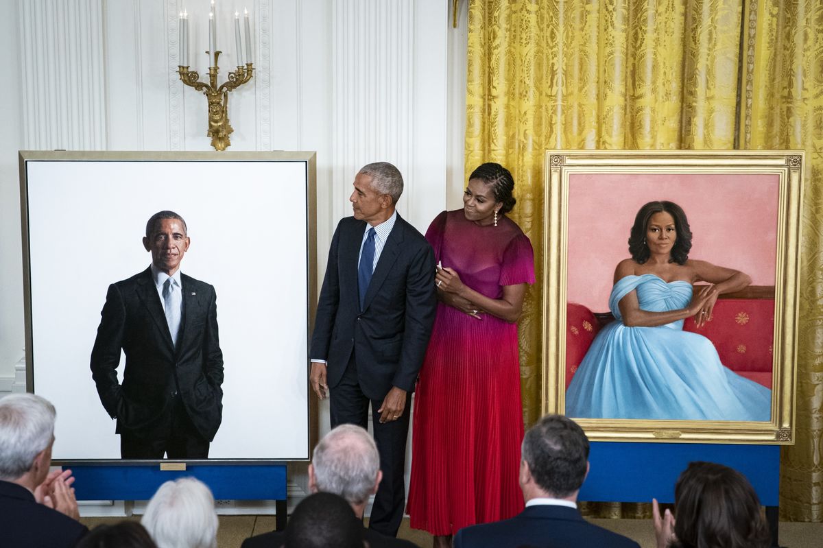 The Obama’s Returned Back To The White House For The Unveiling OF Their Portrait